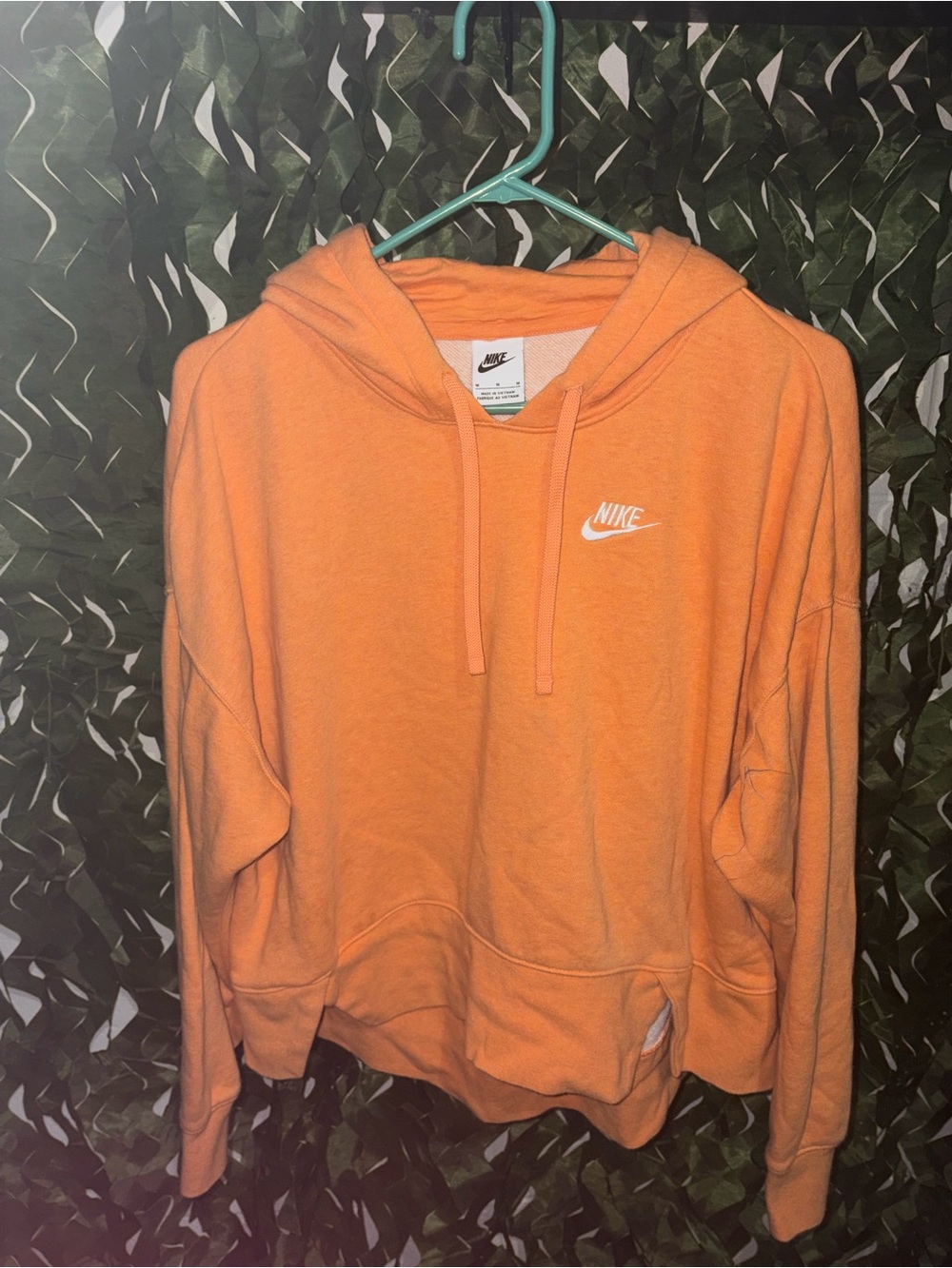 Orange Nike hoodie